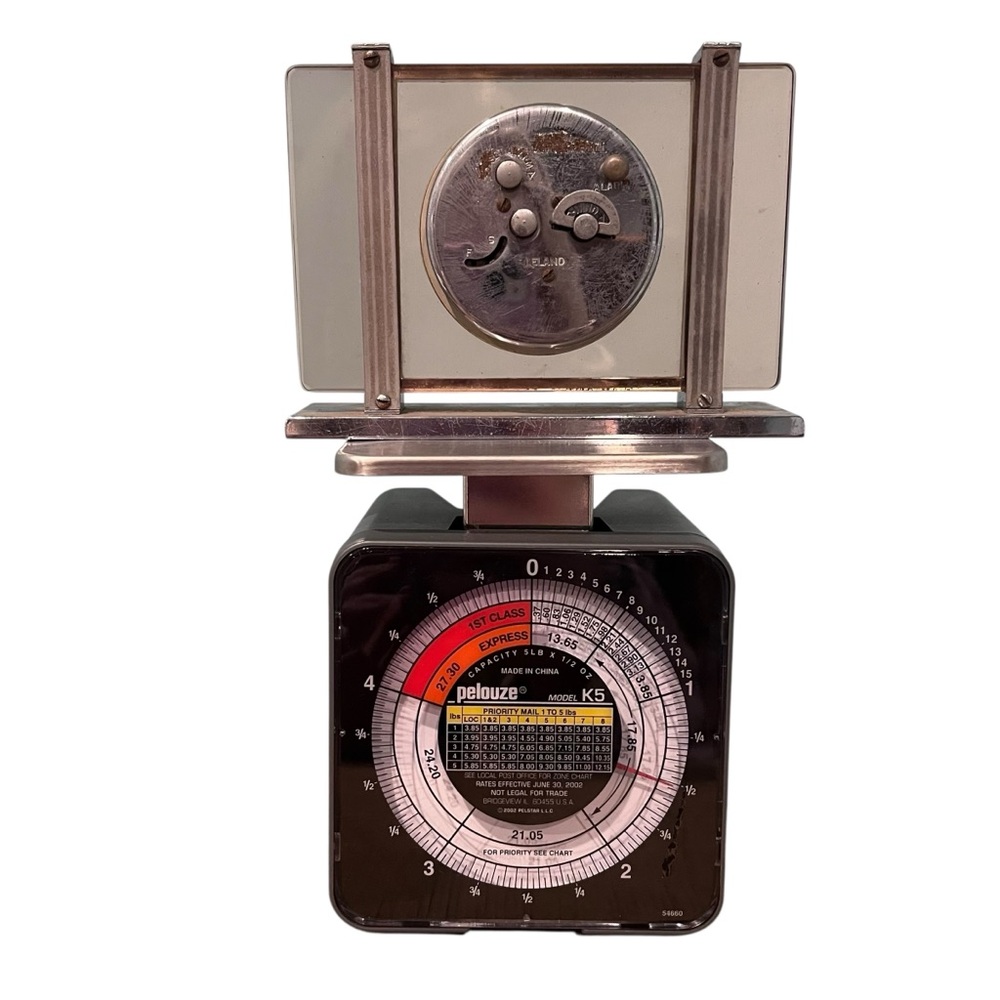 Vintage WESTCLOX 1930s Art‎ Deco Alarm Clock Leland FOR PARTS NOT WORKING - Picture 11 of 13